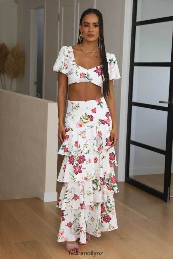 Hello Molly SEVEN WONDERS Yokana Top White Floral PBN8868880 Clothing