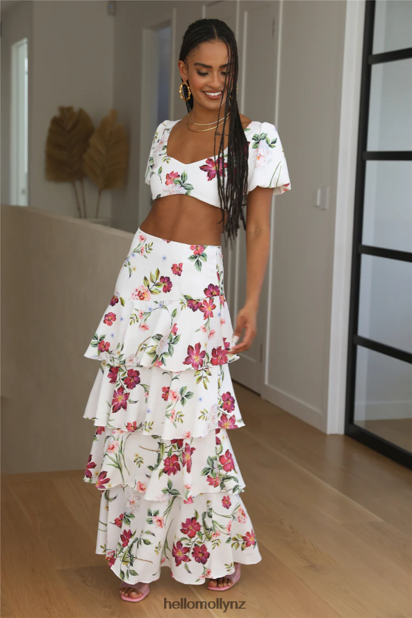 Hello Molly SEVEN WONDERS Yokana Top White Floral PBN8868880 Clothing