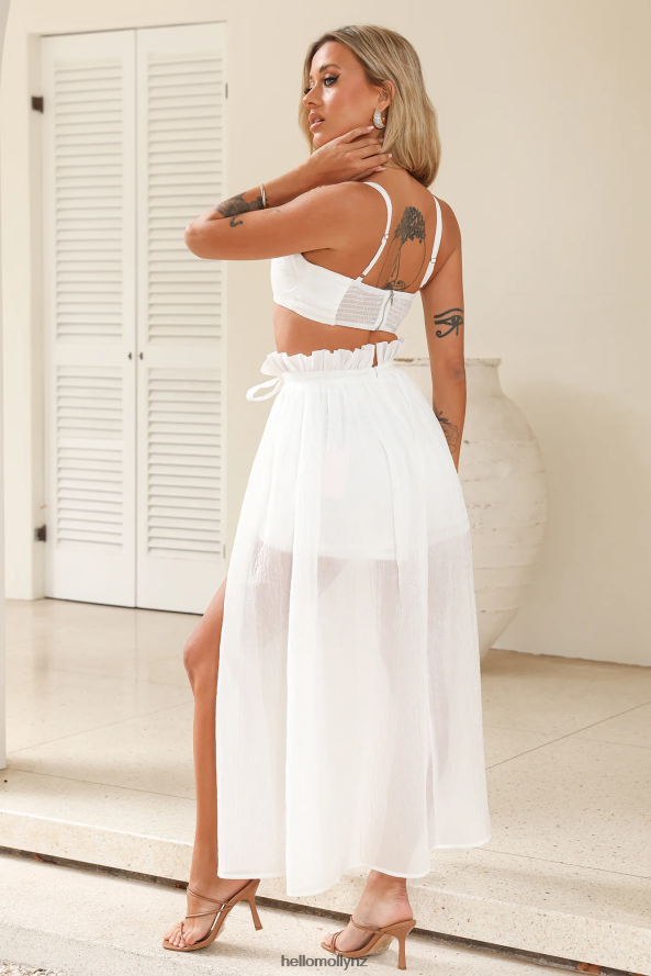 Hello Molly Dreamy Connection Crop Top White PBN8868801 Clothing