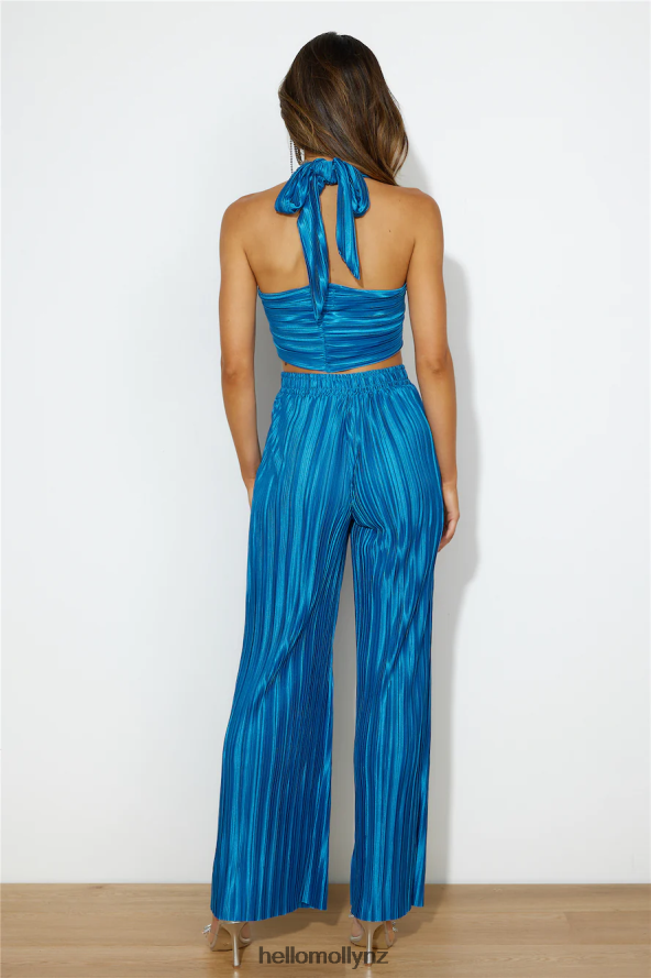 Hello Molly Loveline Crop Top Blue PBN8868574 Clothing