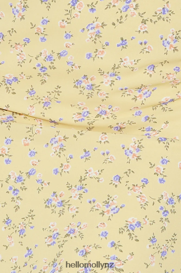 Hello Molly Prettiest Blooms Crop Top Yellow PBN8868591 Clothing