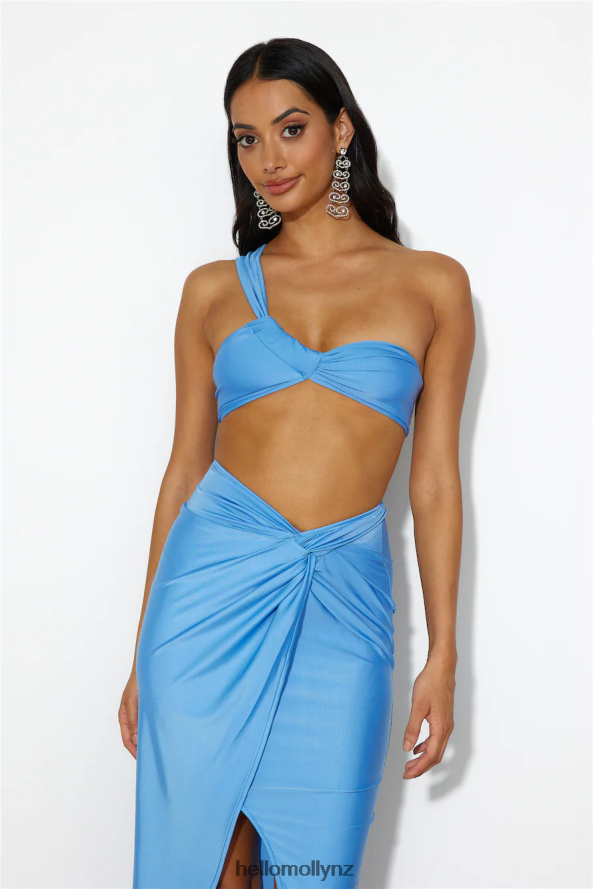 Hello Molly Ready For Goss Crop Top Blue PBN8868760 Clothing