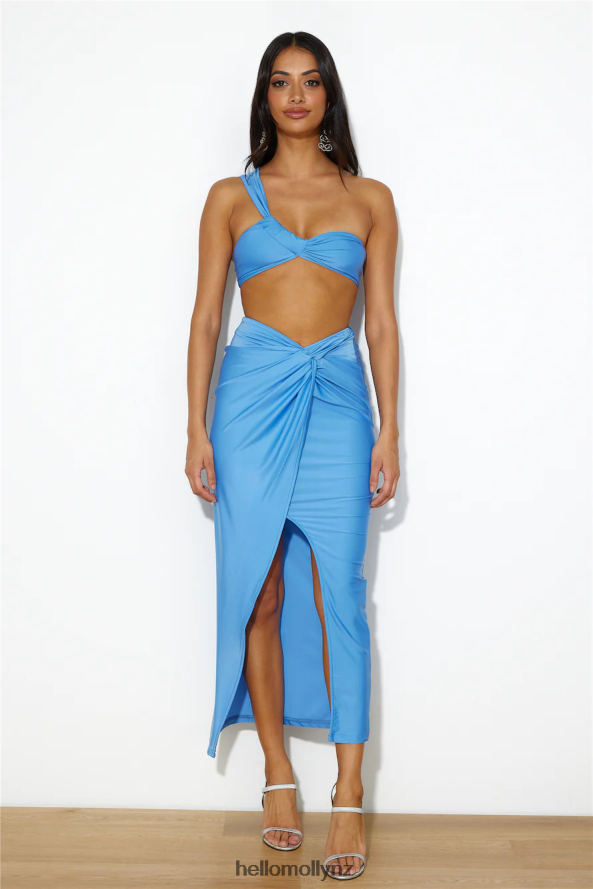 Hello Molly Ready For Goss Crop Top Blue PBN8868760 Clothing