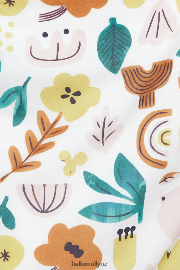 Hello Molly Smiley Mood Crop Top White PBN8868804 Clothing