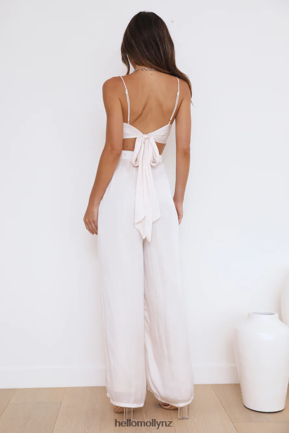 Hello Molly Sweeter Feelings Crop Top Cream PBN8868642 Clothing