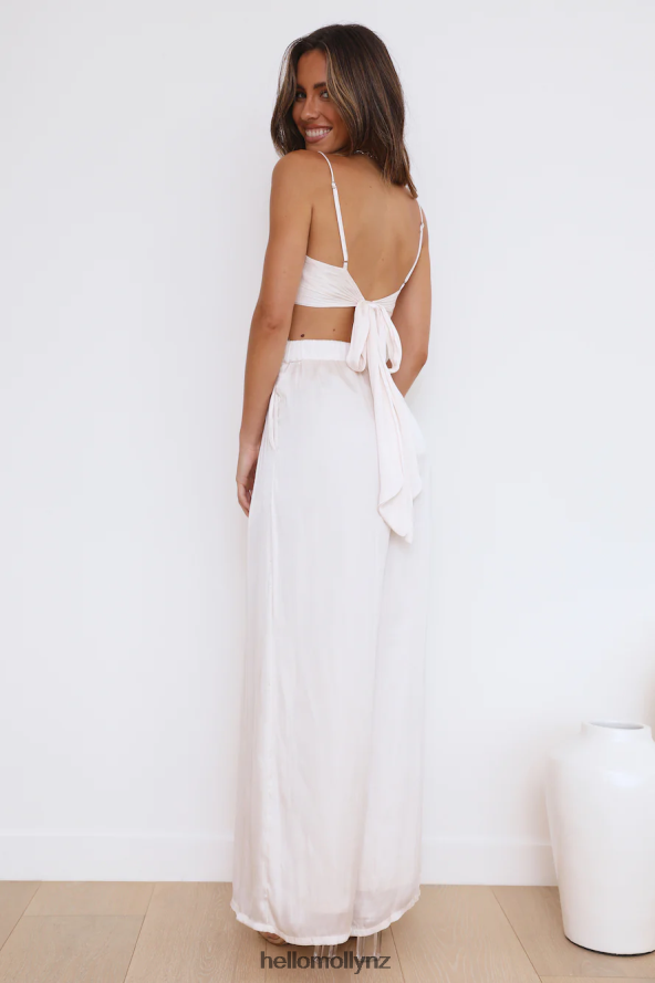 Hello Molly Sweeter Feelings Crop Top Cream PBN8868642 Clothing